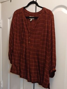 Wrangler 3/4 Length Sleeve Blouse